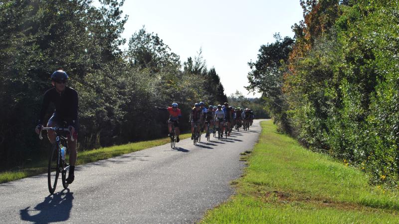 Bicycling on Blackwater Heritage State Trail